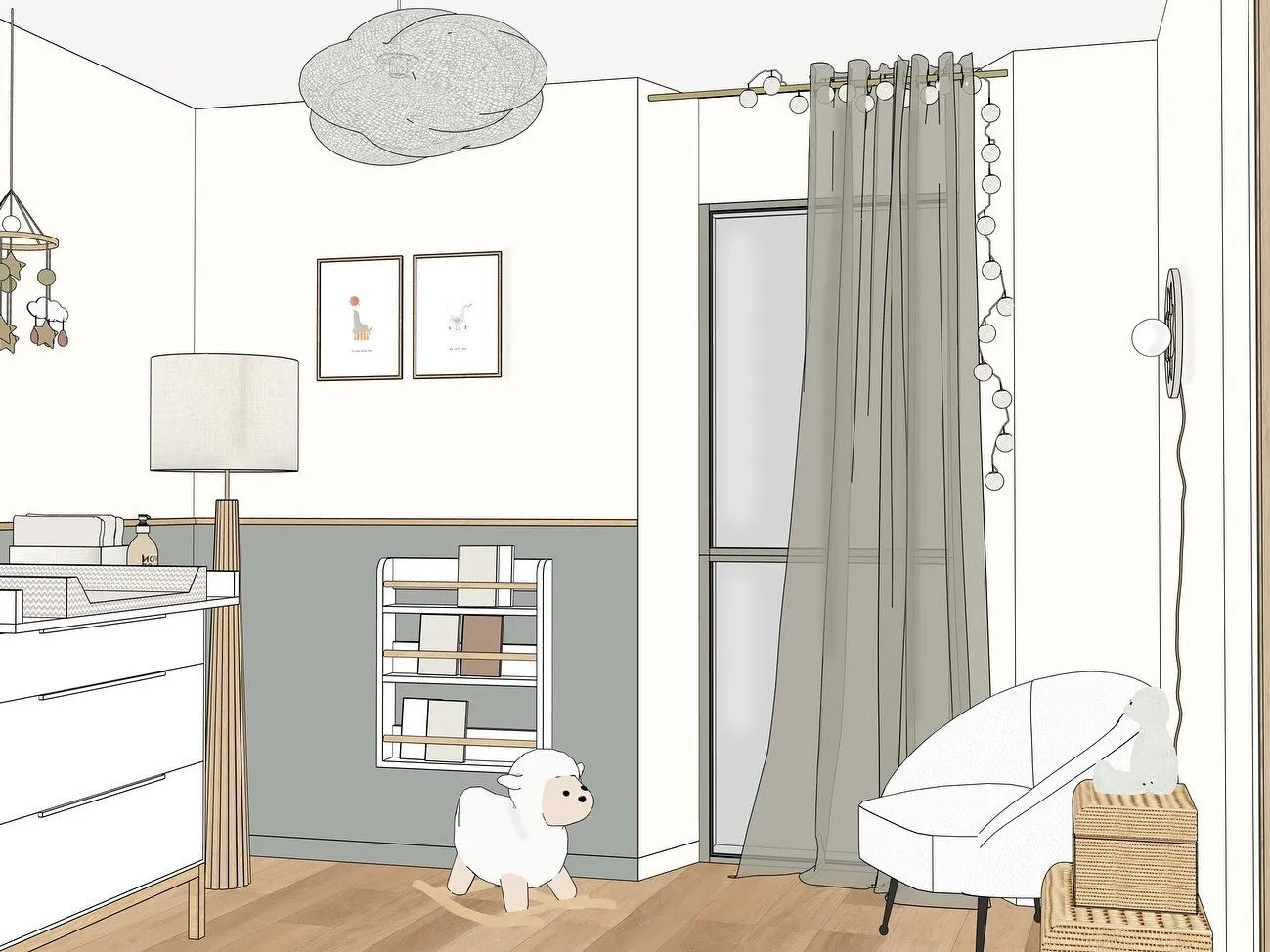 Original — Quarto antes e depois do render