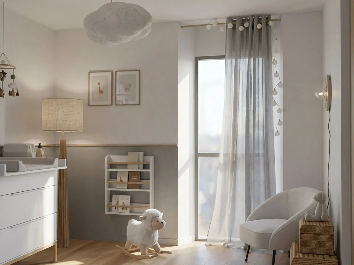 Render IA — Quarto antes e depois do render
